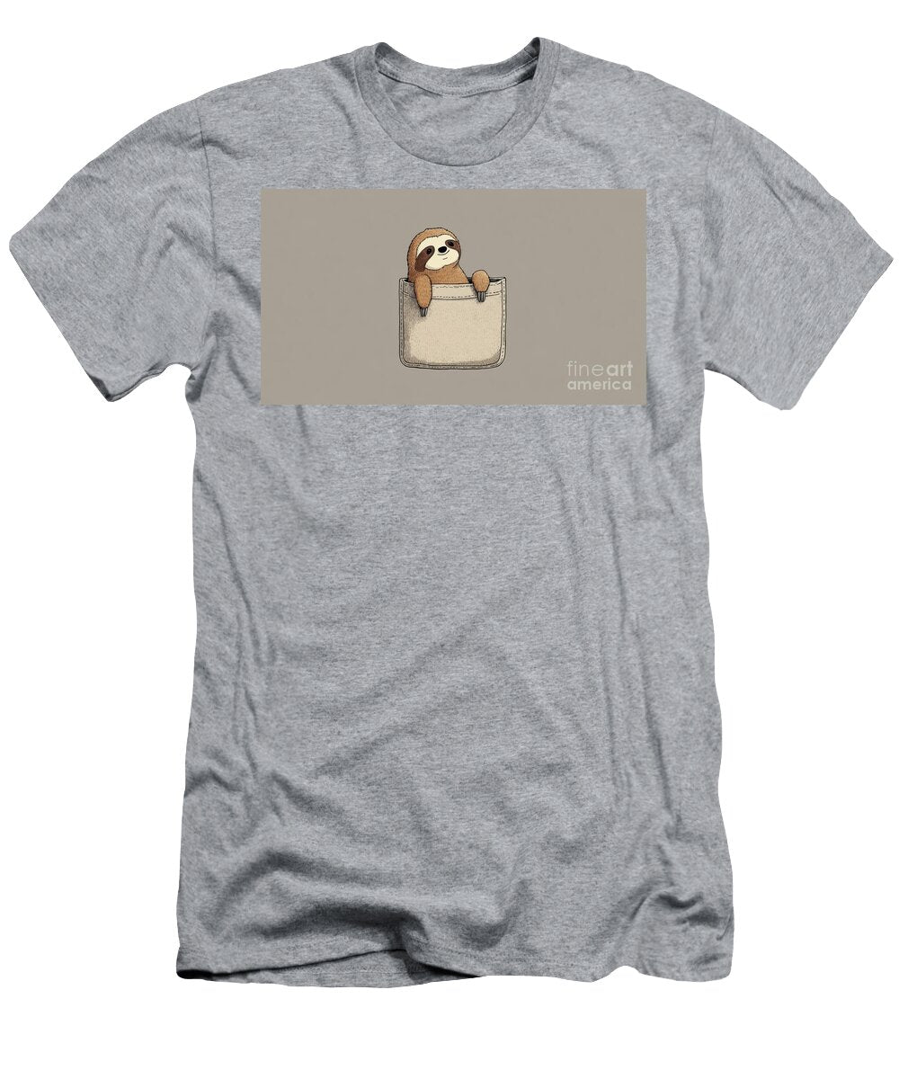 Cute Sloth in a Pocket Design Beautiful Things T-Shirt