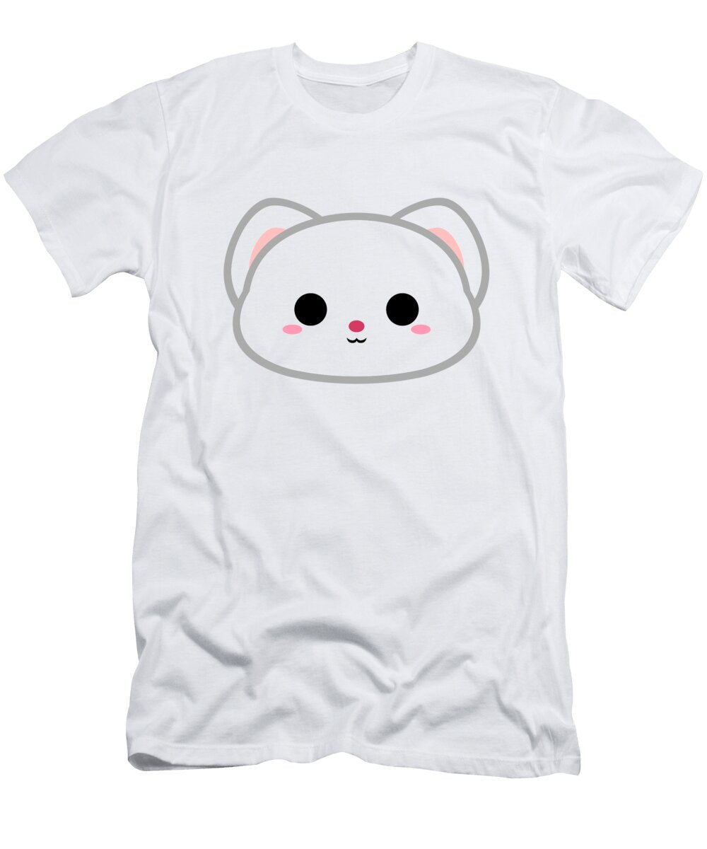 Cute Snow Ermine Alien3287 T-Shirt