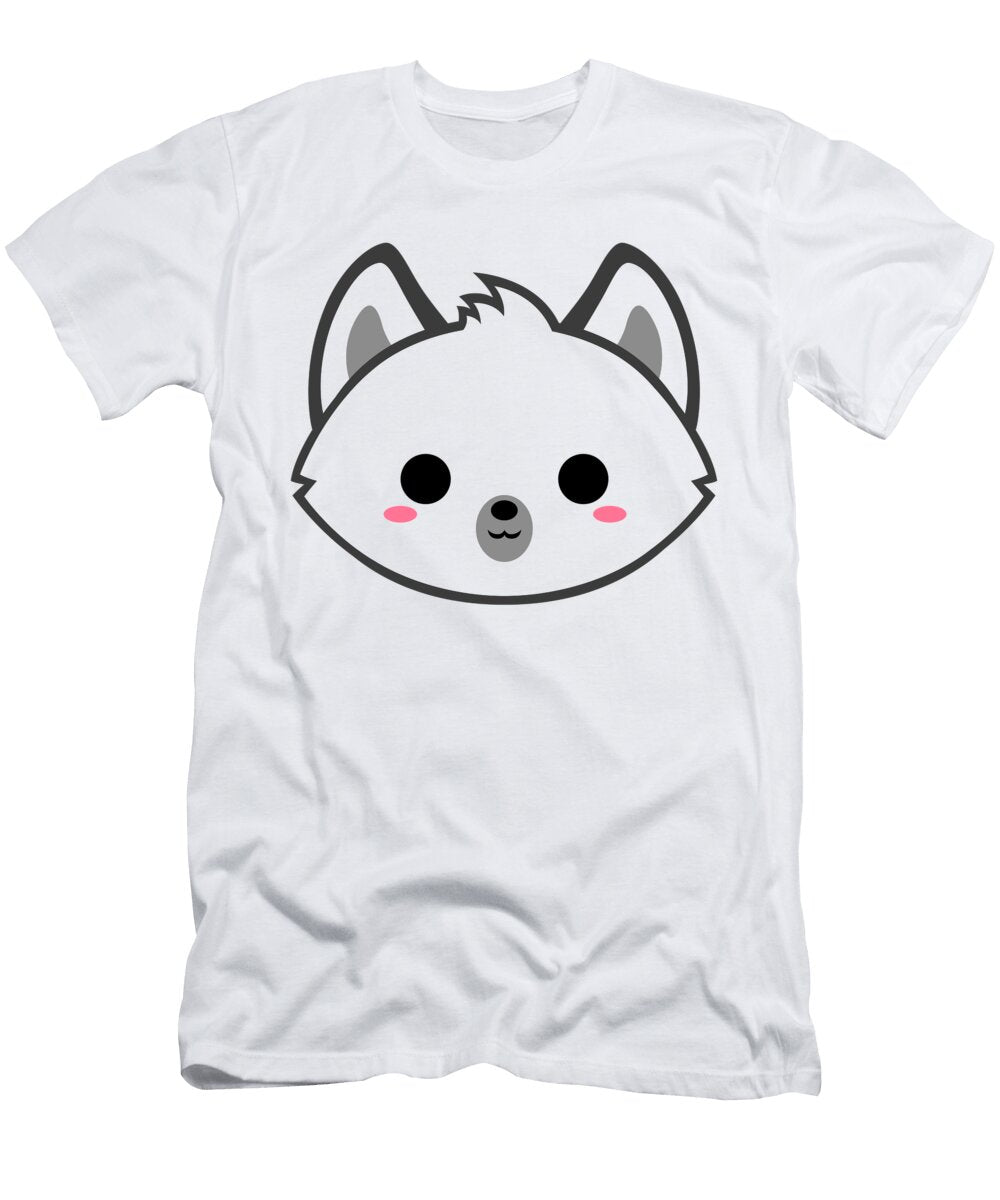 Cute Snow Wolf Alien3287 T-Shirt