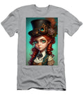 Cute Steampunk Girl with Red Hair 4 Lilia D T-Shirt