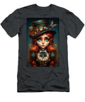 Cute Steampunk Girl with Red Hair Lilia D T-Shirt