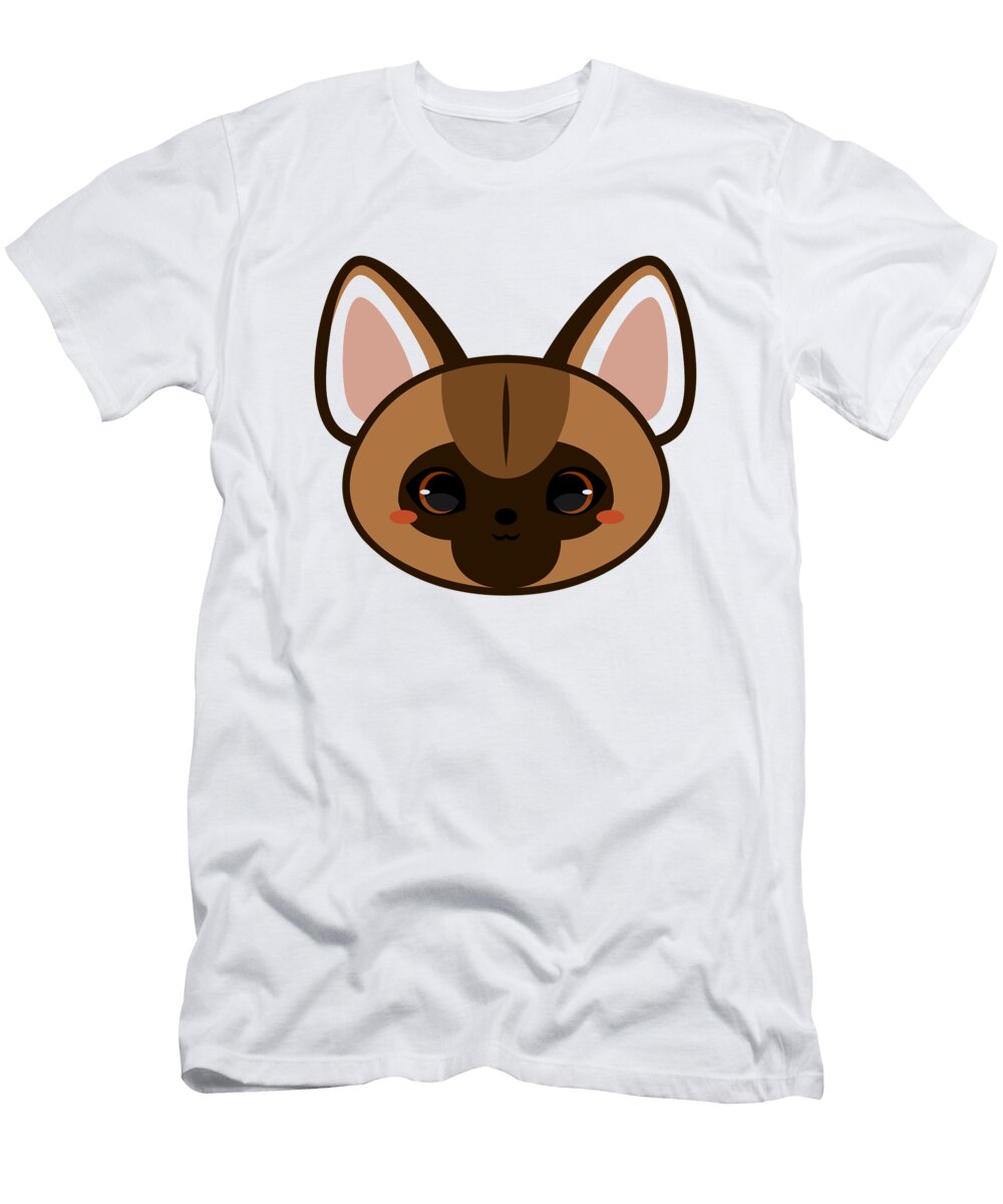 Cute Striped Hyena Alien3287 T-Shirt