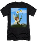 Cute Toon Daffodil Fairy Boy on a Sunny Spring Day Fairy Fantasies T-Shirt