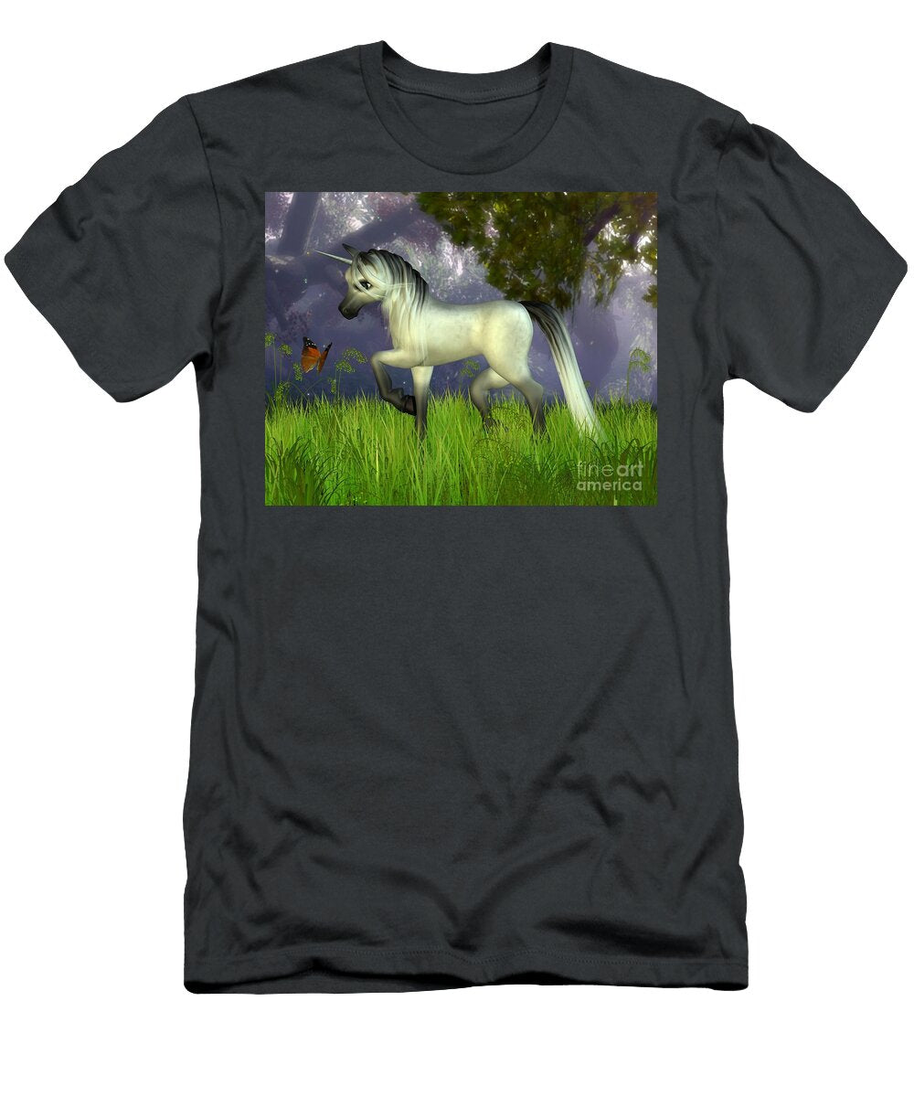 Cute Toon Unicorn Fairy Fantasies T-Shirt