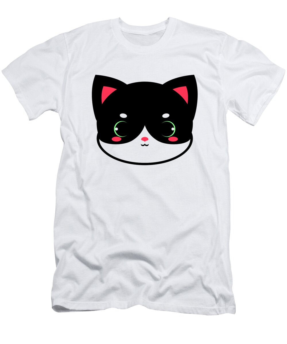 Cute Tuxedo Cat Alien3287 T-Shirt