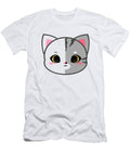 Cute White and Grey Chimera Cat Alien3287 T-Shirt