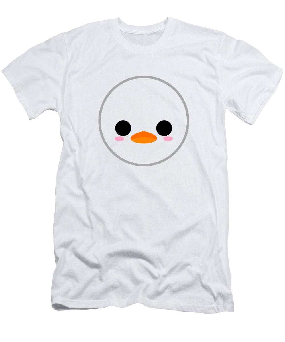Cute White Duck Alien3287 T-Shirt