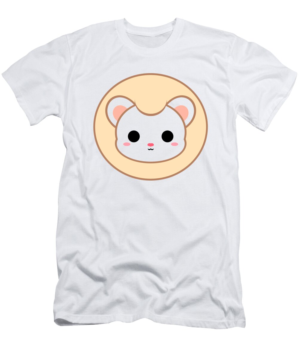 Cute White Lion Alien3287 T-Shirt