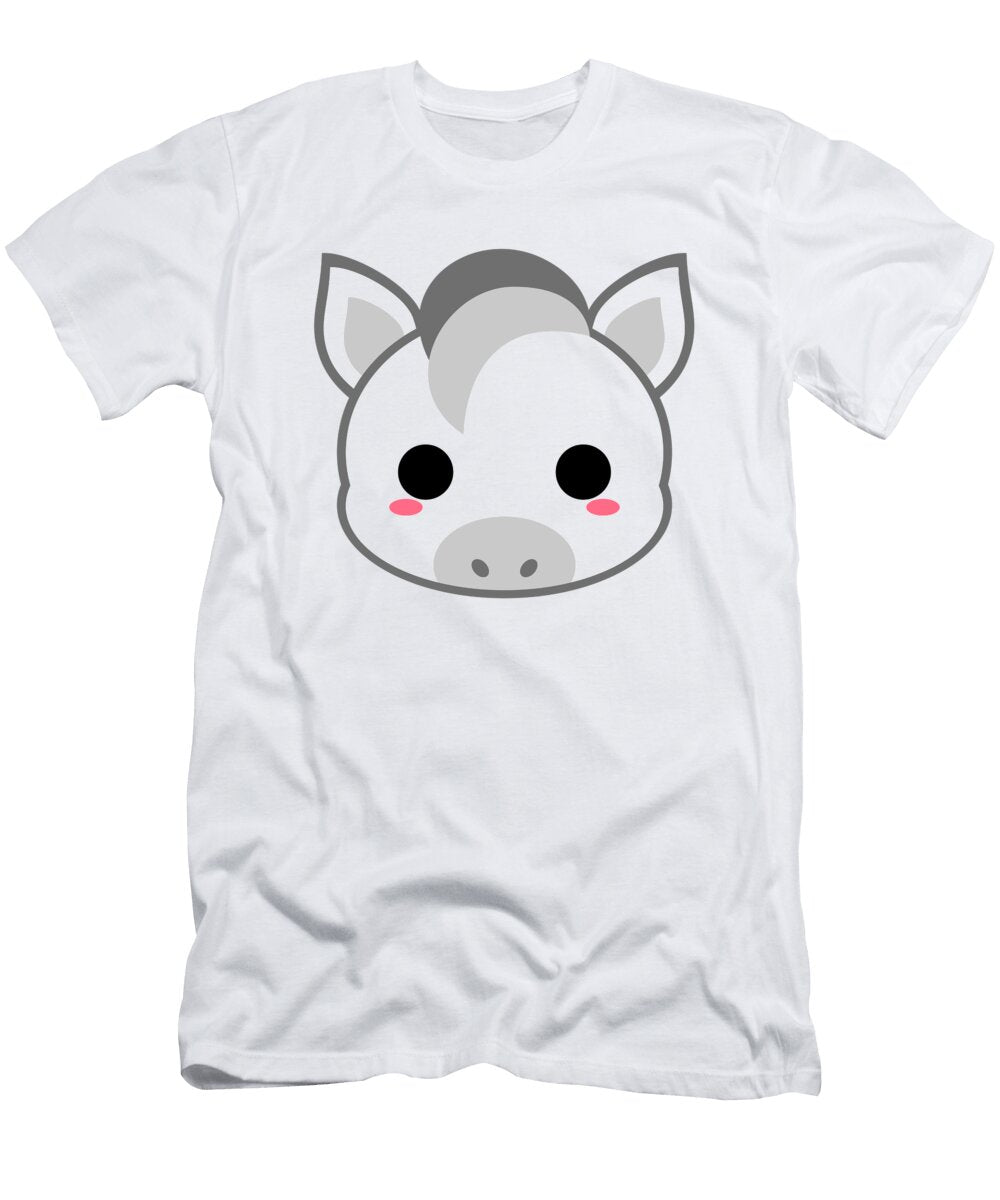 Cute White Pony Alien3287 T-Shirt