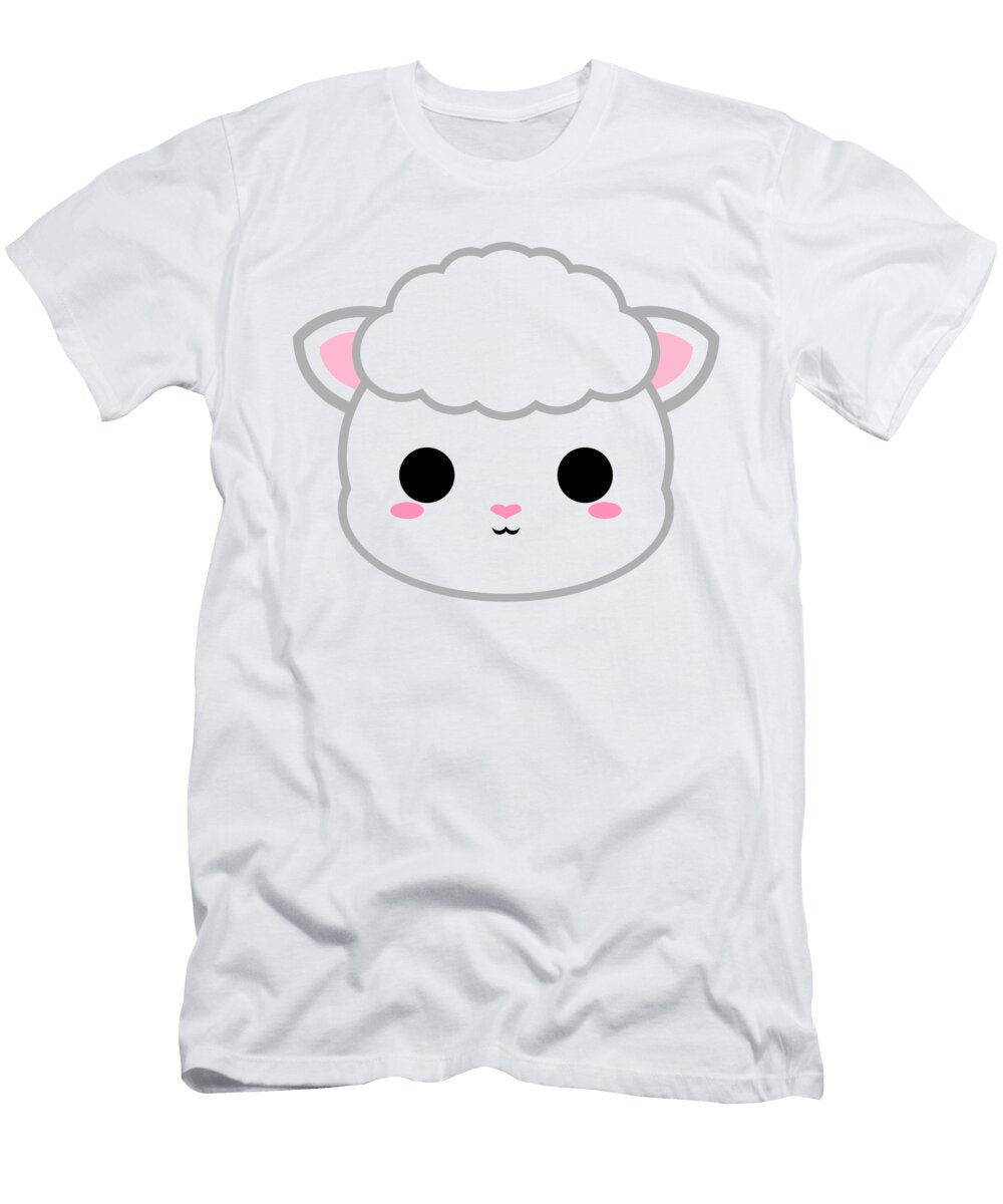 Cute White Sheep Alien3287 T-Shirt