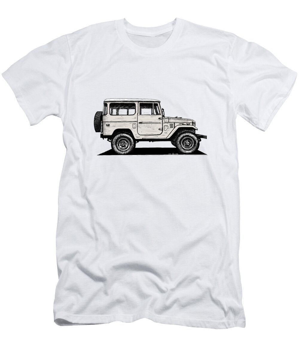 Cygnus White Toyota Fj40 Jesse Clark T-Shirt