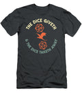 D20 the Dice Giveth and Taketh Away Funny Retro Nerdy Rpg Haidew Miraa T-Shirt