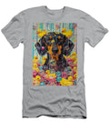 Dachshund Dog Enjoying a Bubbly Bath Adrien Efren T-Shirt