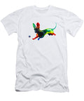 Dachshund Playing with Ball Zaira Dzhaubaeva T-Shirt