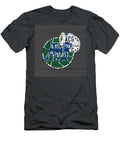 Dallas Mavericks Basketball Team Retro Logo Vintage Recycled Texas License Plate Art Design Turnpike T-Shirt