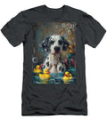 Dalmatian Dog Enjoying a Bubbly Bath Adrien Efren T-Shirt