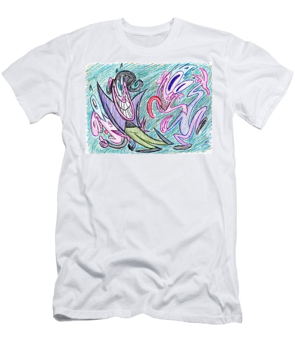 Dancing Happy and Wacky Rayce Rapoza T-Shirt