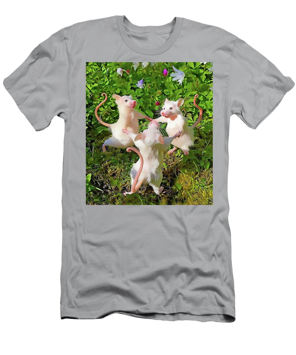Dancing Mice Toon Walter Luby T-Shirt