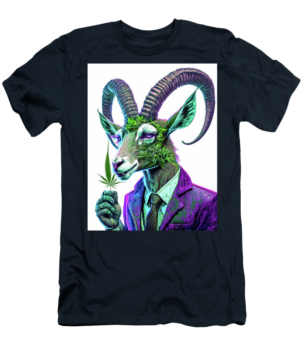 Dandy Goofy Ibex Visualize Joint Ivan Savini T-Shirt