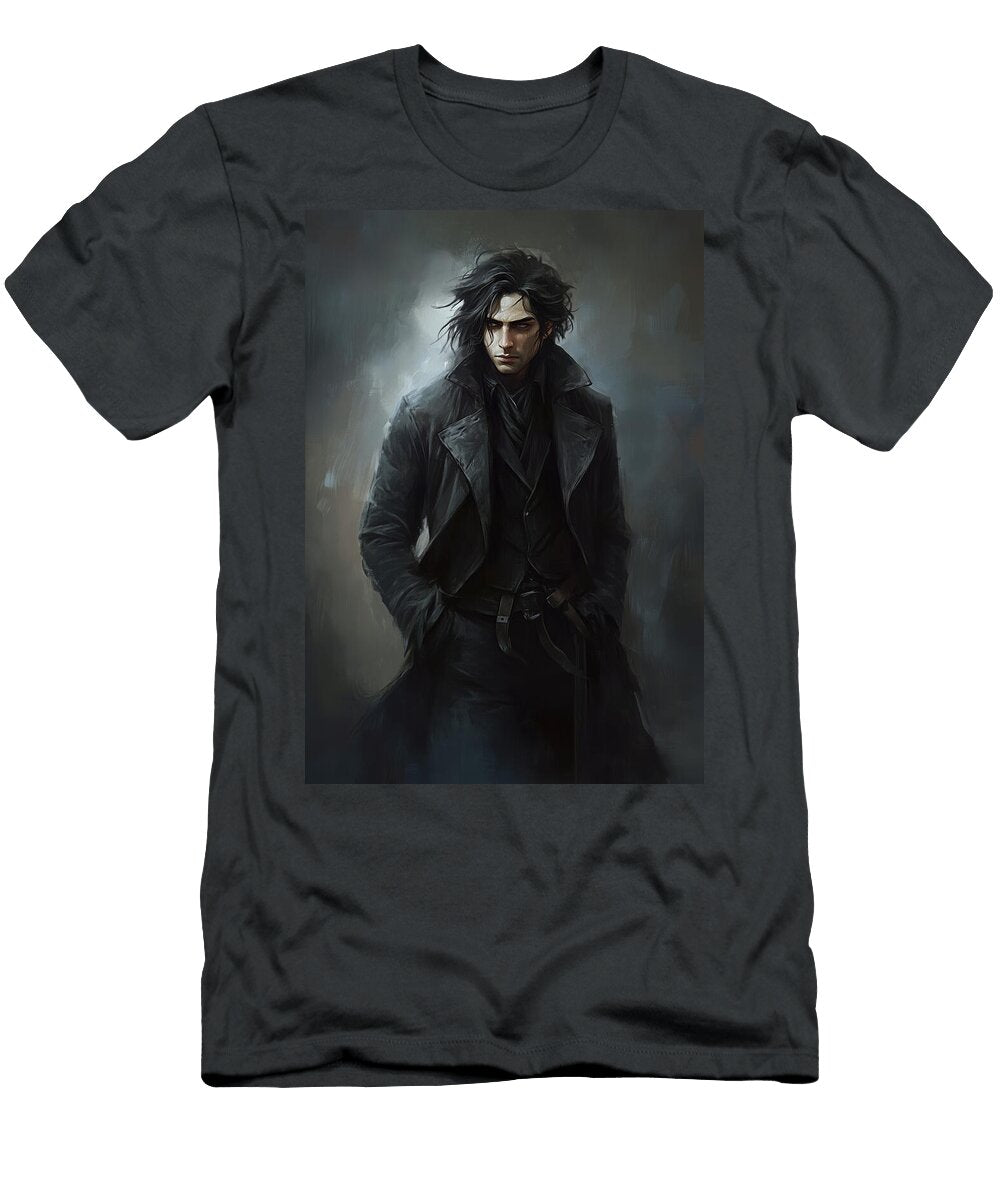 Dark Portrait of a Mysterious Man Maverick Junk T-Shirt