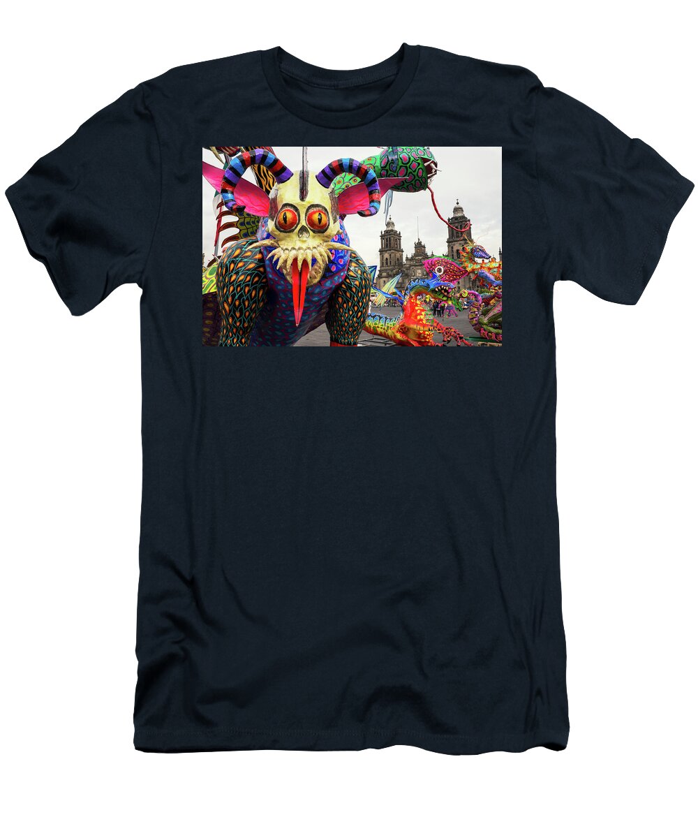 Day of the Dead Zocalo Mexico Df Jordan Banks T-Shirt