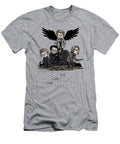 Dean and Sam and Cas and Crowley Vintage Supernatural Chibi for Movie Lovers Dean and Sam in Kekoa Kramer T-Shirt