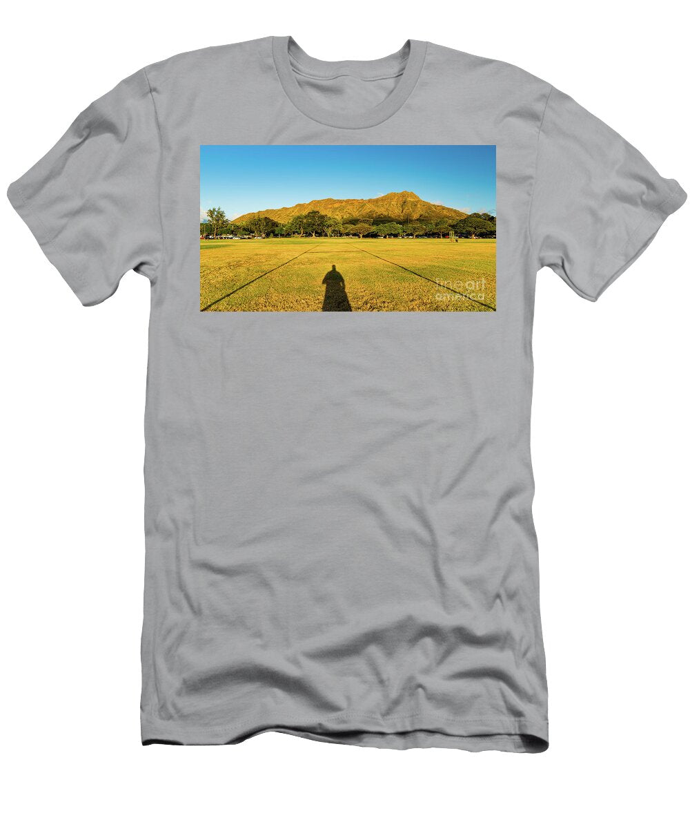 Diamond Head Sunset Silhouette Phillip Espinasse T-Shirt