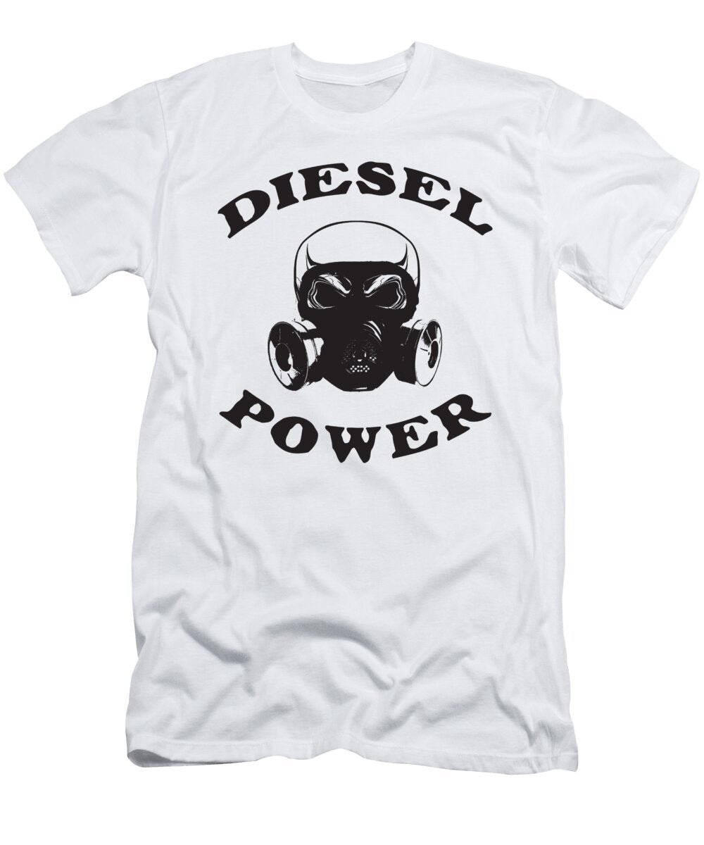 Diesel Power Gas Mask Skull Truck Offroad Black Henry B T-Shirt