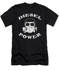 Diesel Power Gas Mask Skull Truck Offroad White Distressed Henry B T-Shirt