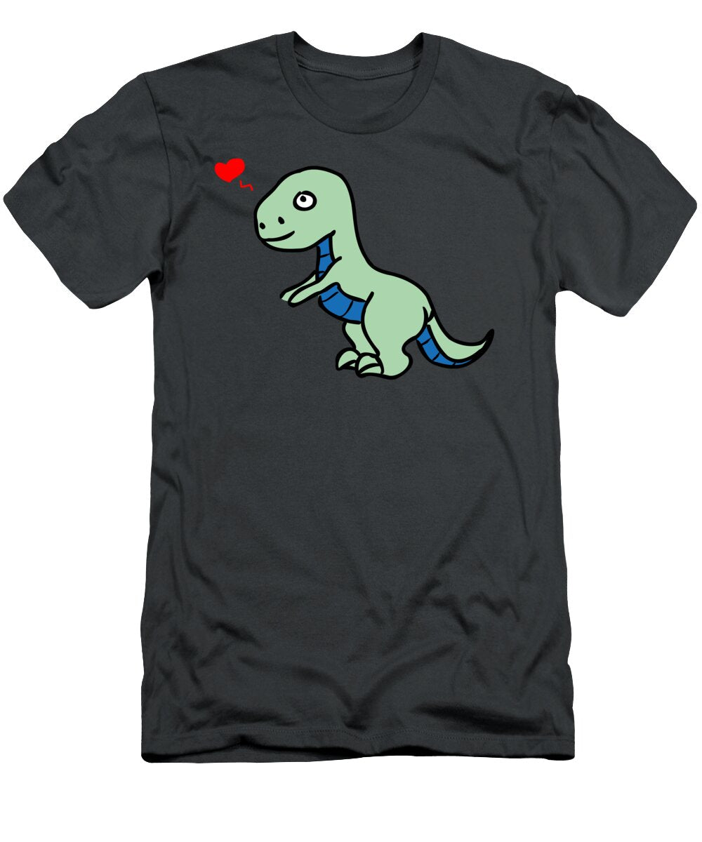 Dino Dinosaur Dinosaurs Doodle Love Funny Gift Ideas T-Shirt