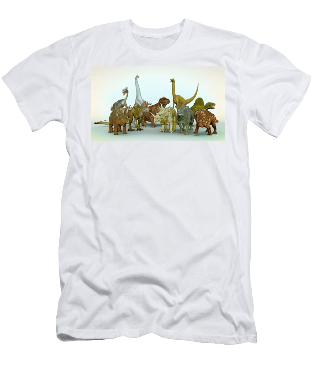 Dino Meeting Jutta Maria Pusl T-Shirt
