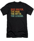 Disc Golfer Man Myth Legend Frisbee Buddy Disc Golf Graphics Lab T-Shirt