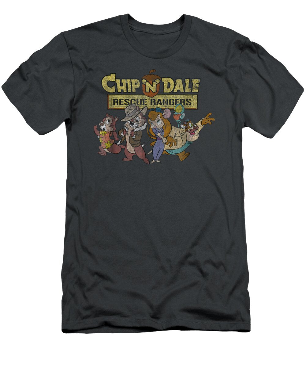 Disney Chip N Dale Goofy Group Rescue Lavanl Damla T-Shirt