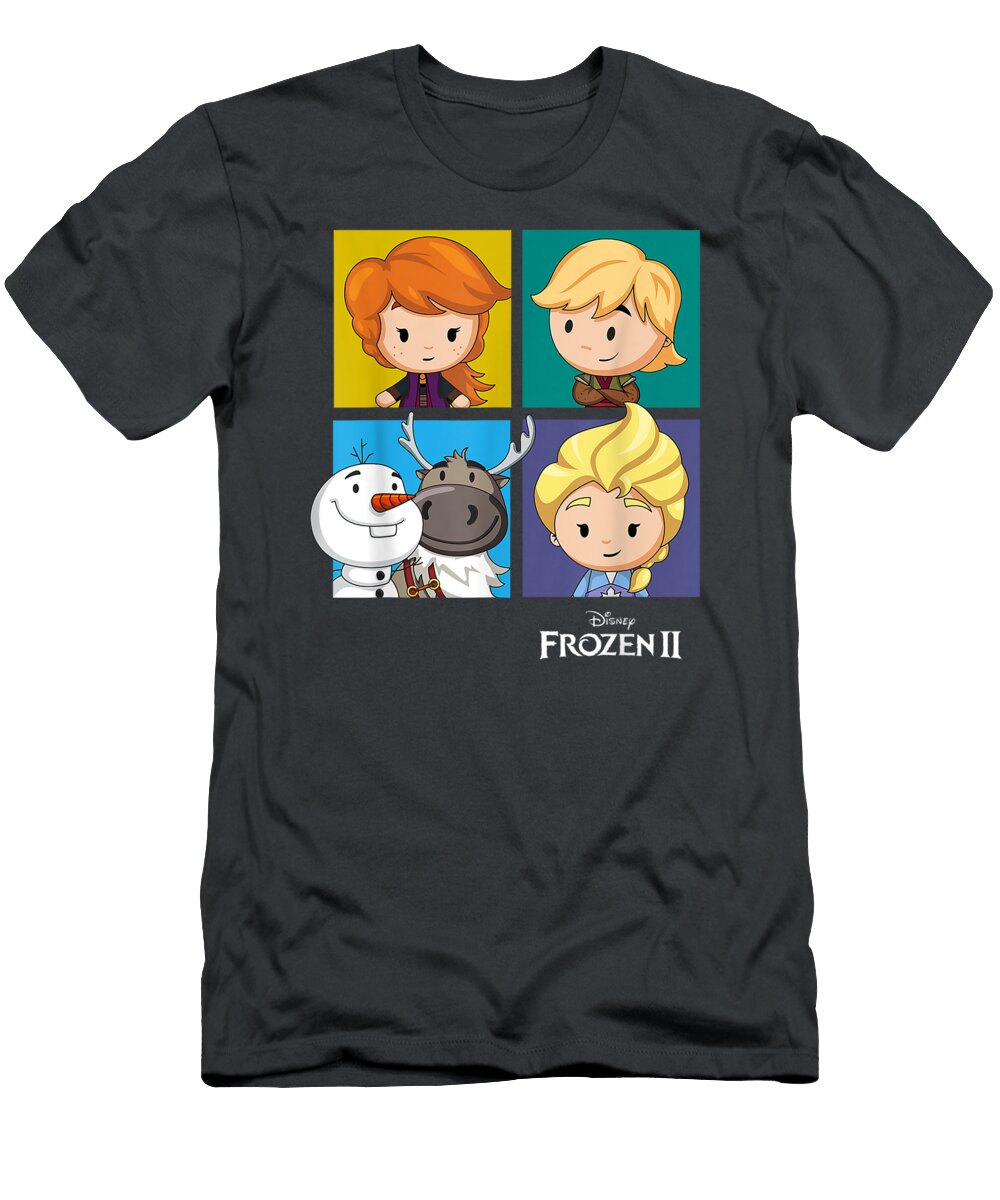 Disney Frozen 2 Chibi Character Panels1 Malcop Safaa T-Shirt