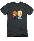 Disney Frozen 2 Elsa and Anna Chibi Art1 Storml Roni T-Shirt