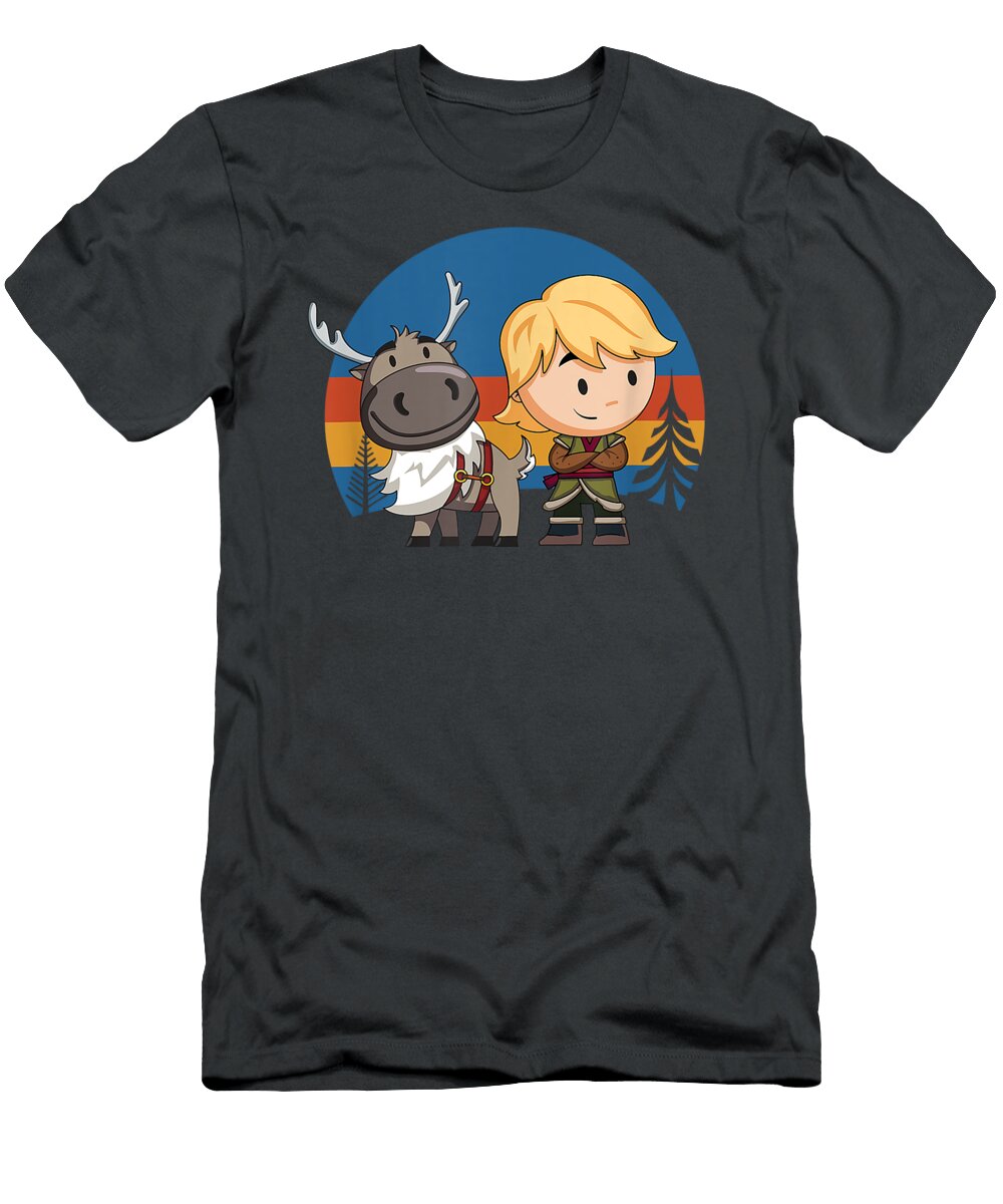 Disney Frozen 2 Sven and Kristoff Chibi Andrex Adale T-Shirt