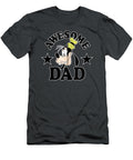 Disney Goofy Fathers Day Awesome Dad Damieg Laci T-Shirt