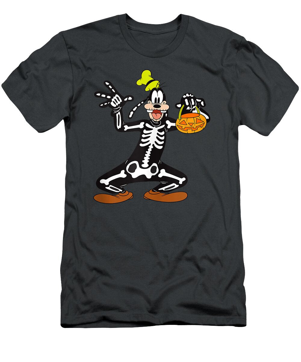 Disney Goofy Skeleton Costume Halloween Prentv Alex T-Shirt