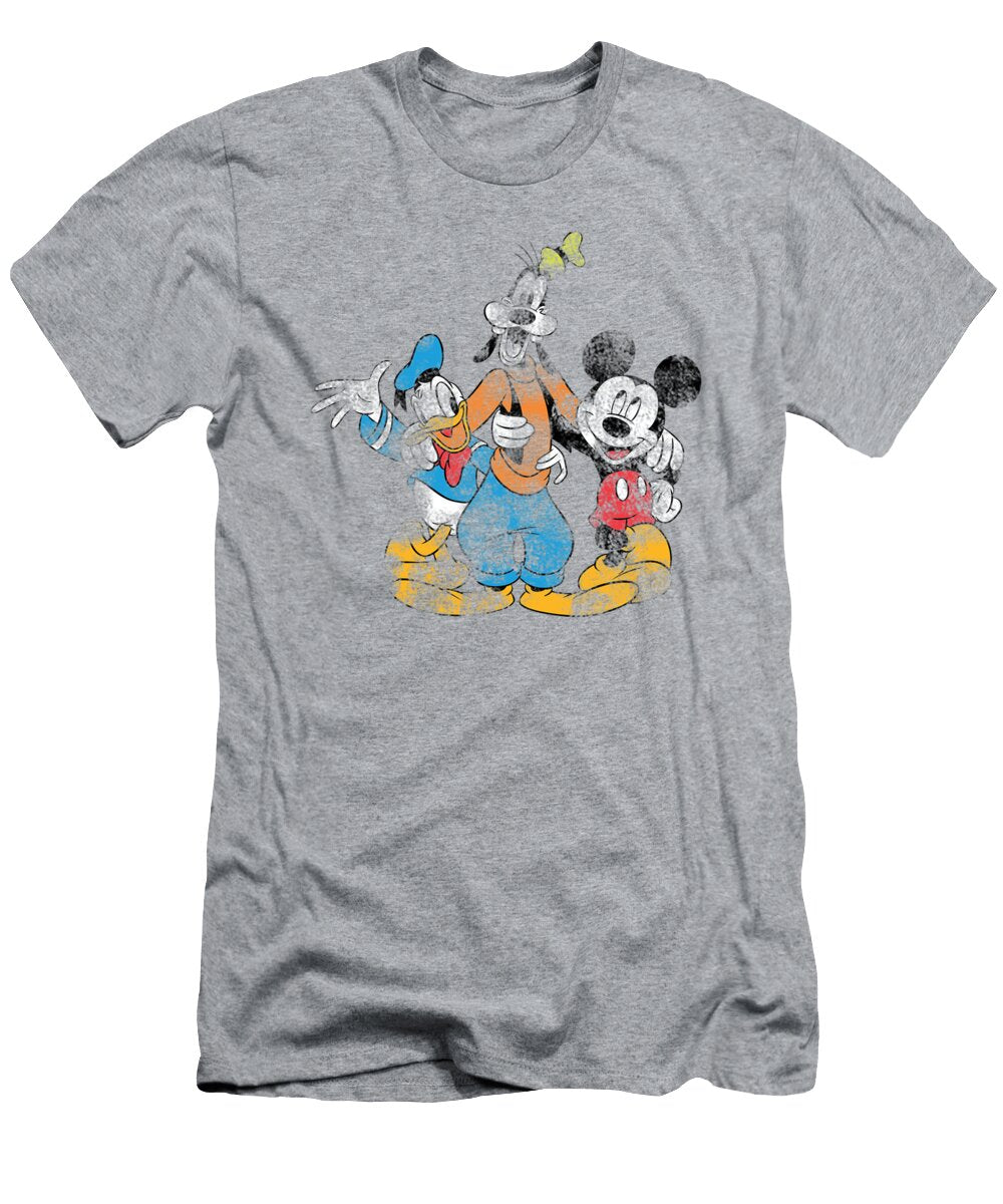 Disney Mickey Donald and Goofy Trio Valery Cassa T-Shirt