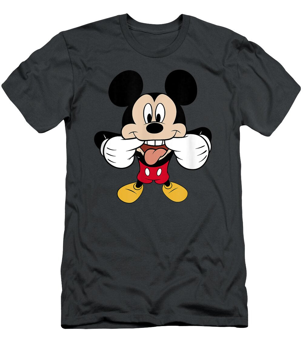 Disney Mickey Mouse Goofy Face Portrait Oreofd Caile T-Shirt