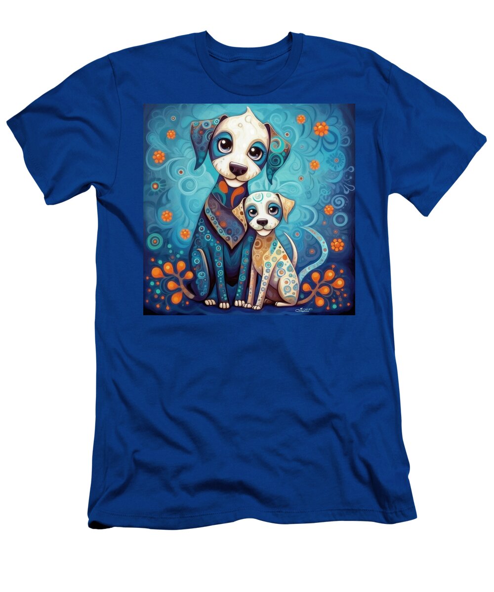 Dog and Doggie Jutta Maria Pusl T-Shirt