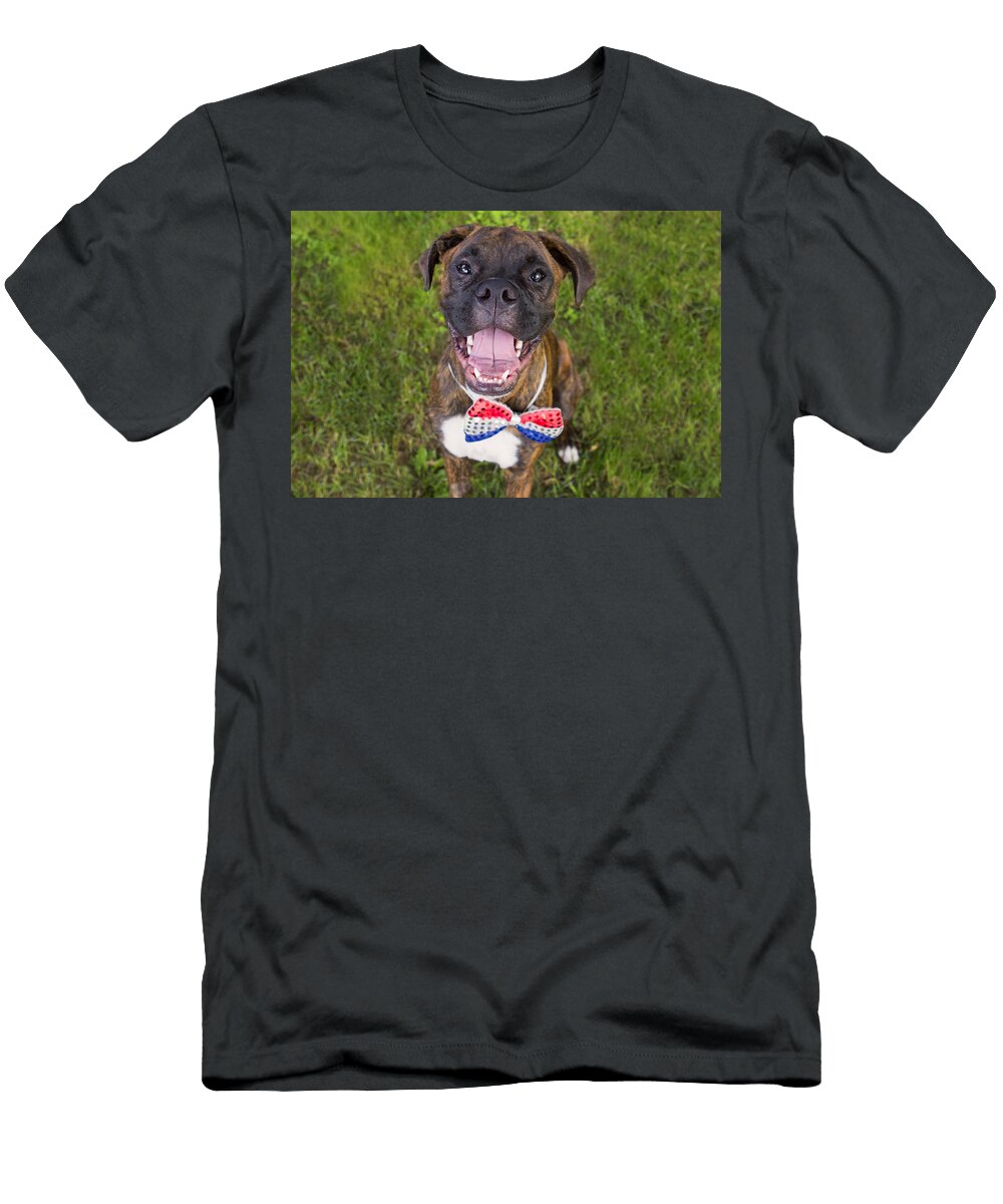 Dog in Bow Tie Stephanie Mcdowell T-Shirt