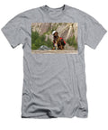 Dog Posing with Climbing Gear Squamish Justin Bailie T-Shirt