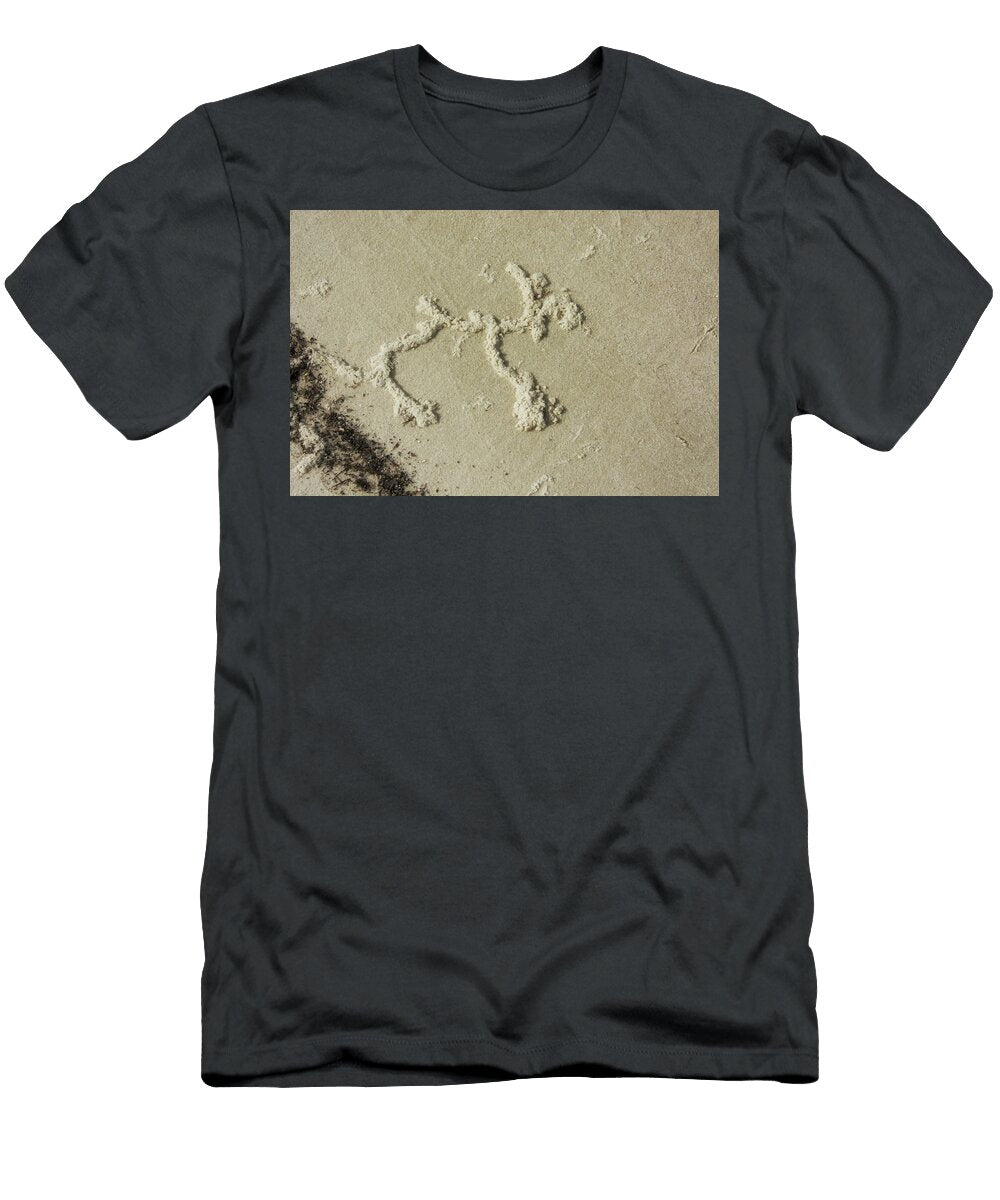 Doggy on the Beach Sand Patterns Mitch Spence T-Shirt