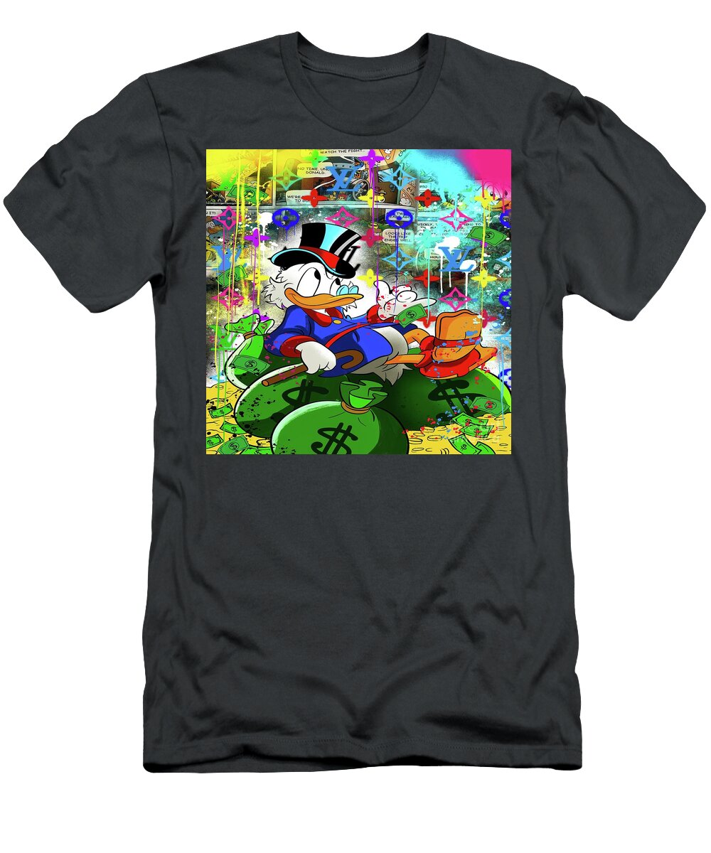 Donald Duck Gedlsack Pop Art Tran Long T-Shirt