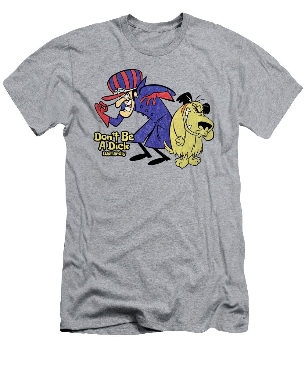 Dont Be a Dick 60s Dick Dastardly and Muttley Wacky Races Characters Glen Evans T-Shirt