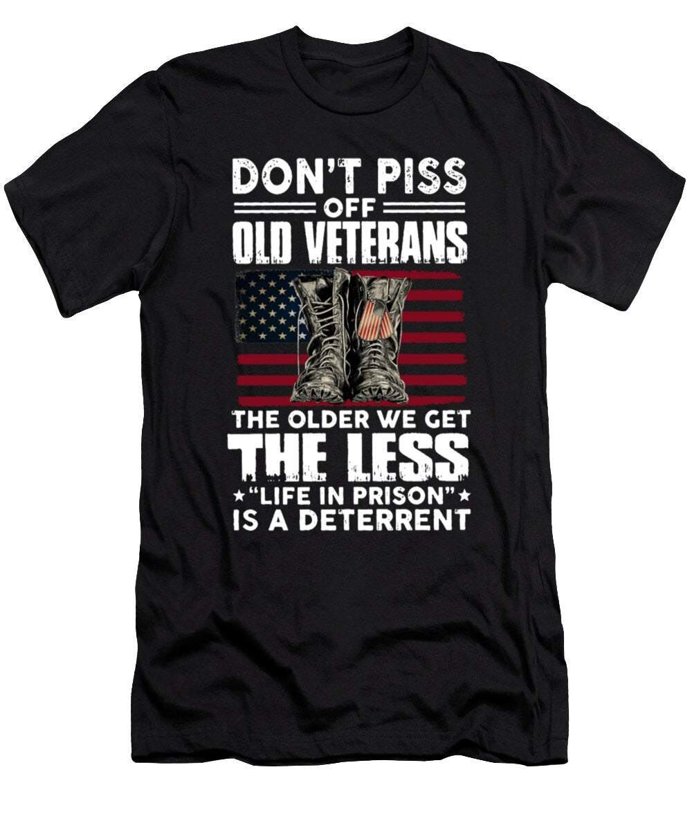 Dont Piss Off Old Veterans Veteran Day Tinh Tran Le Thanh T-Shirt