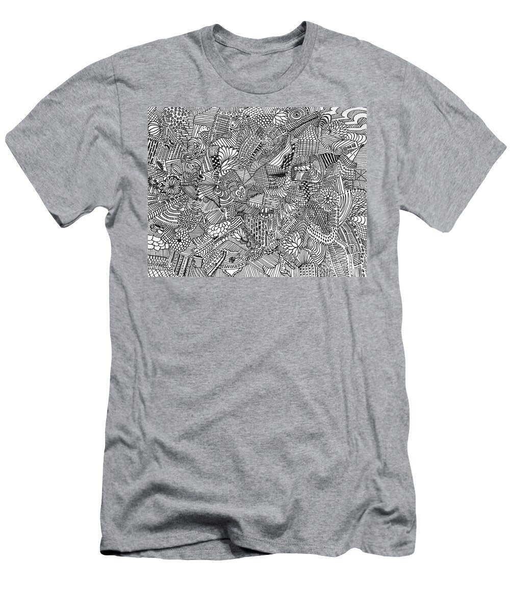 Doodle 1 Drawing Patty Donoghue T-Shirt