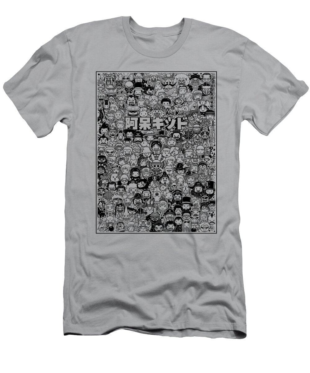 Doodle Art Op Characters Ahmad Zuhri T-Shirt