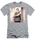 Dorky Office Guy Splashing Coffee Caffeine Hit Ryan Jorgensen T-Shirt